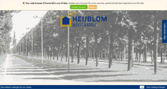 Desktop Screenshot of heijblommakelaardij.nl